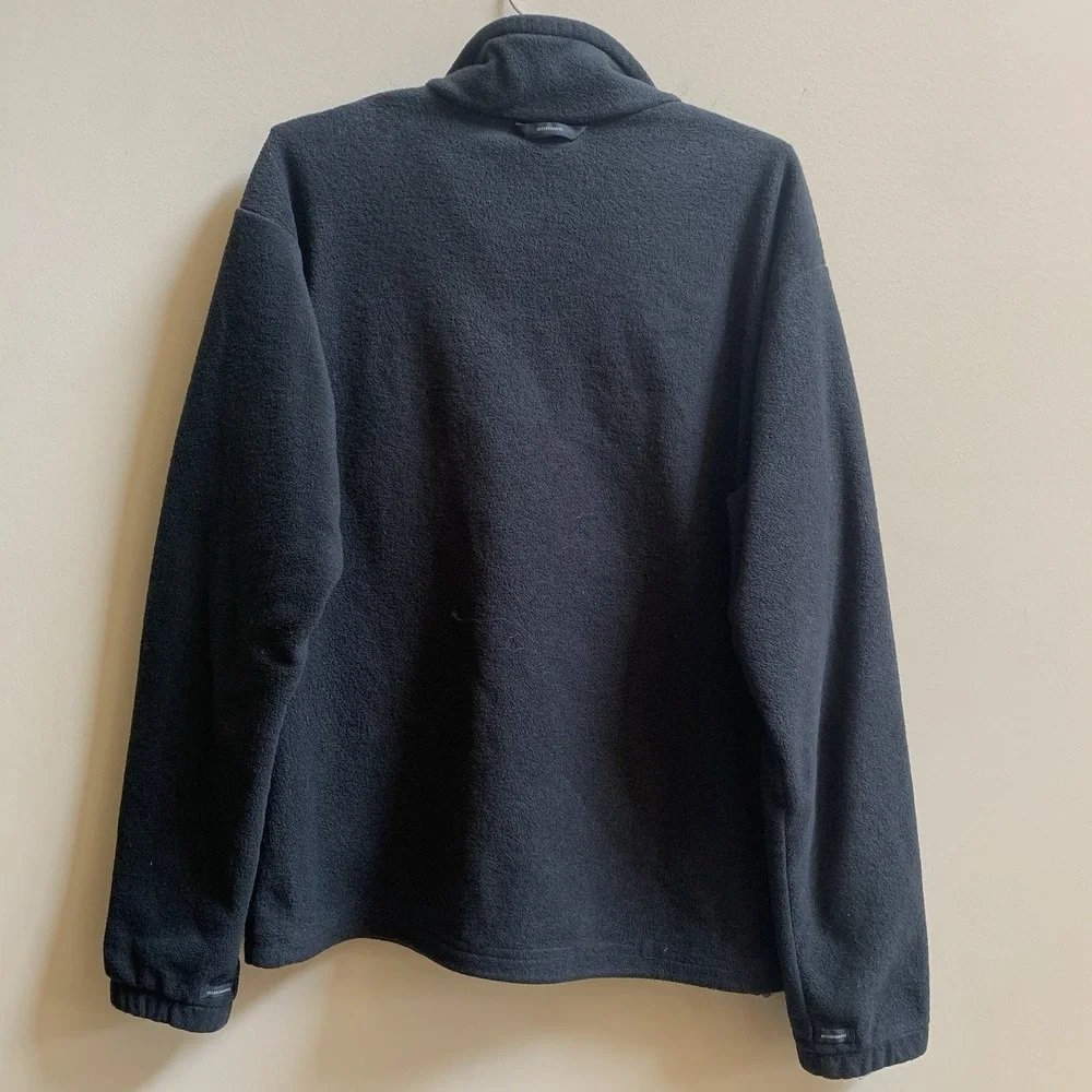 Columbia‎ Men's Fleece Jacket Black Full Zip Soft Warm Lightweight Outdoor SZ-L